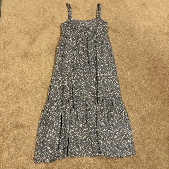 Carly Jean Los Angeles size small Blue Spaghetti Strap Sundress - Picture 2 of 6